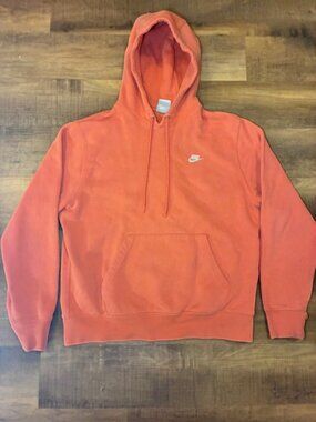 Nike Sportswear Club Fleece Hoodie Coral Size M